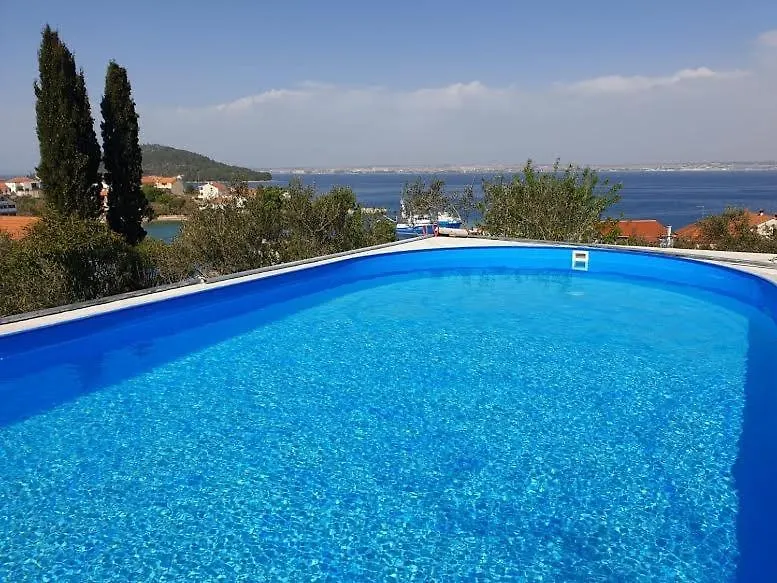 Apartment In Kali With Sea View, Balcony, Air Conditioning, Wi-Fi 0*,